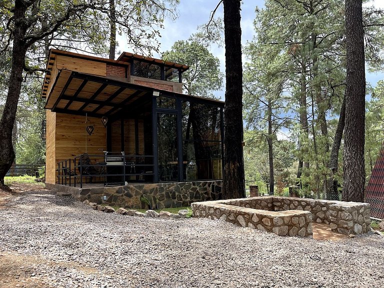 Hermosa Cabaña Inmersa en el Bosque de Tapalpa