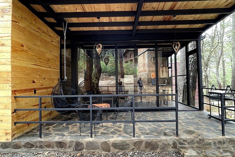 Hermosa Cabaña Inmersa en el Bosque de Tapalpa