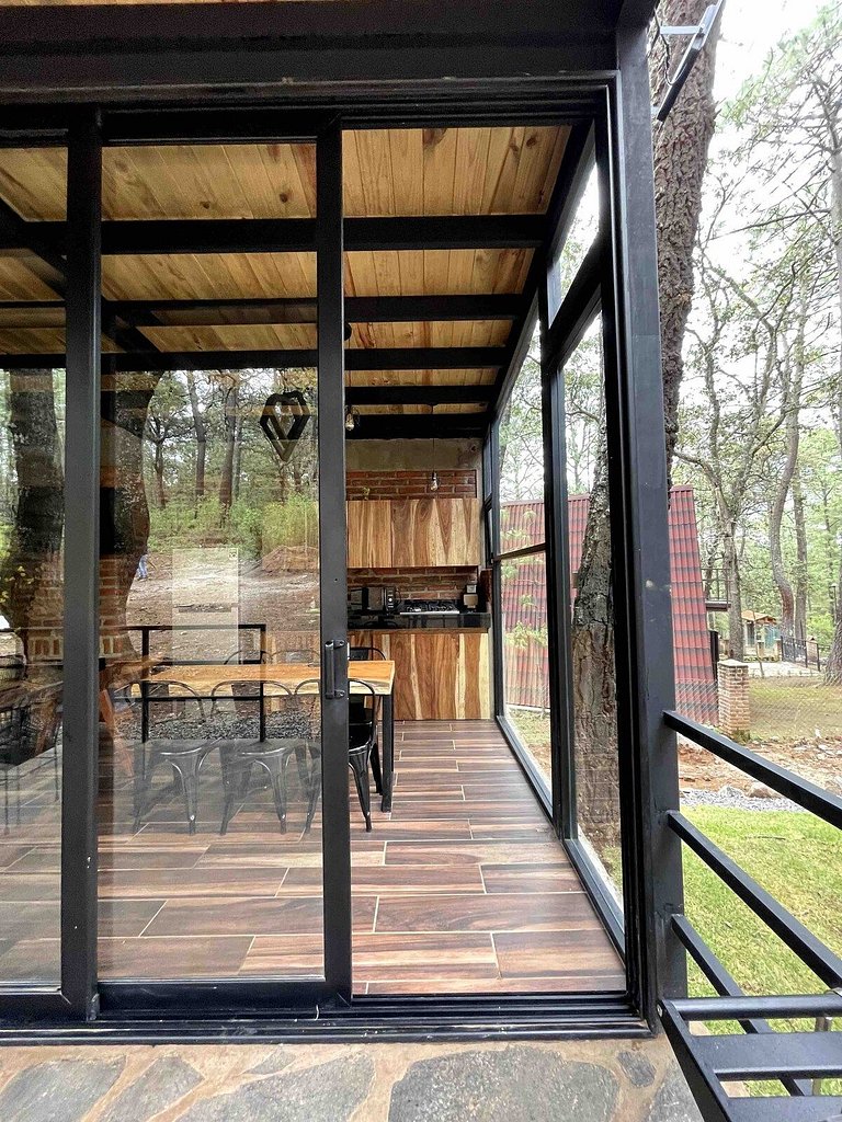 Hermosa Cabaña Inmersa en el Bosque de Tapalpa