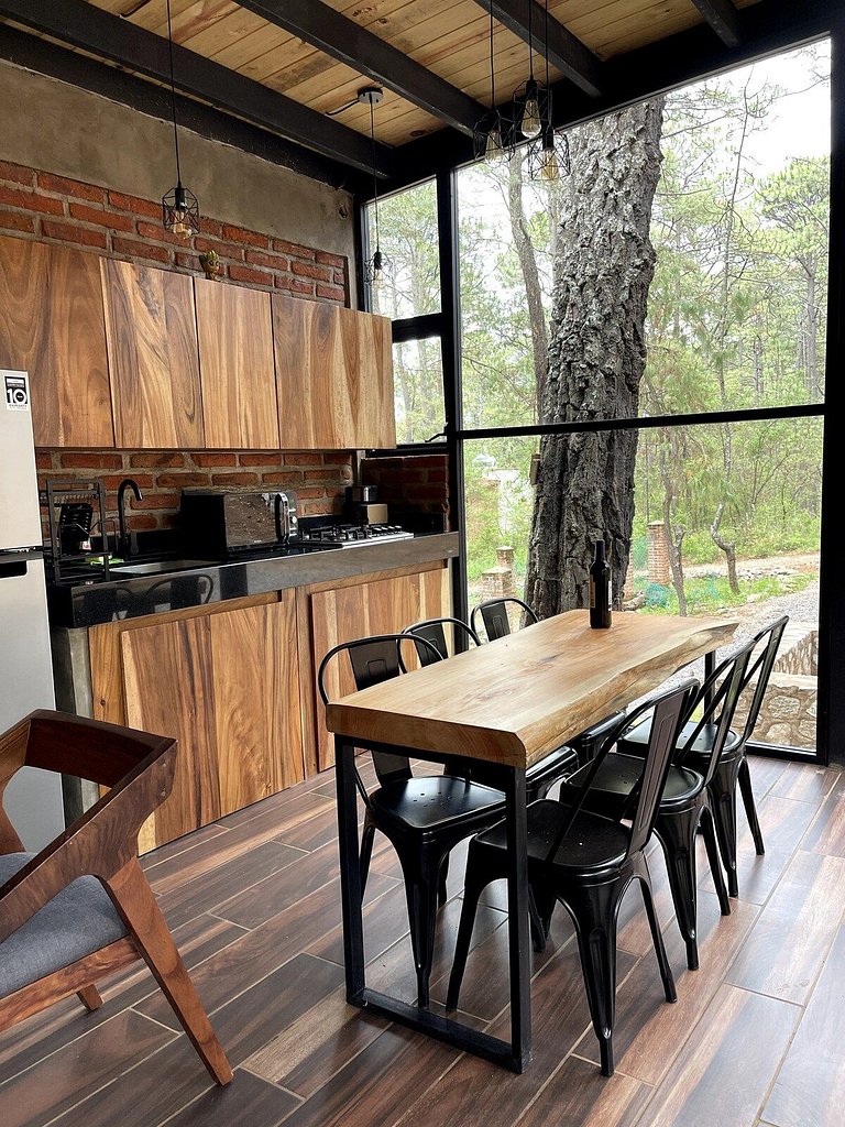Hermosa Cabaña Inmersa en el Bosque de Tapalpa