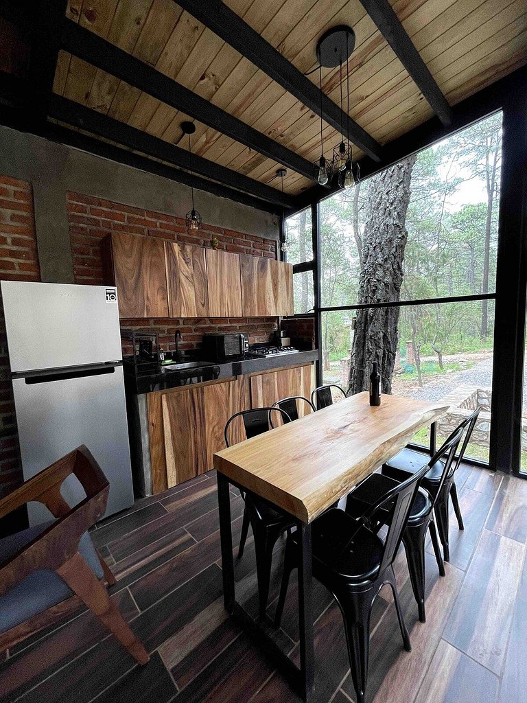 Hermosa Cabaña Inmersa en el Bosque de Tapalpa