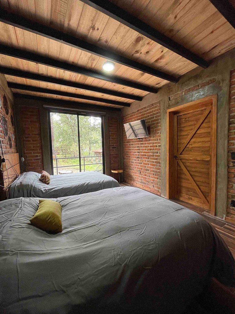Hermosa Cabaña Inmersa en el Bosque de Tapalpa