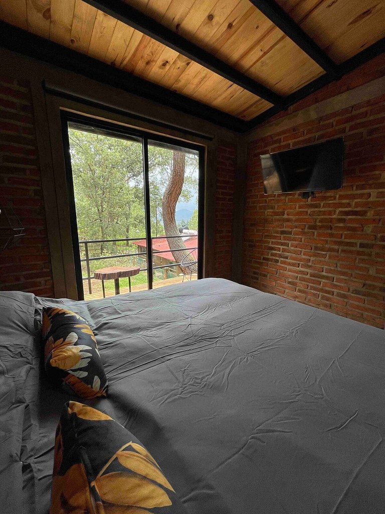 Hermosa Cabaña Inmersa en el Bosque de Tapalpa