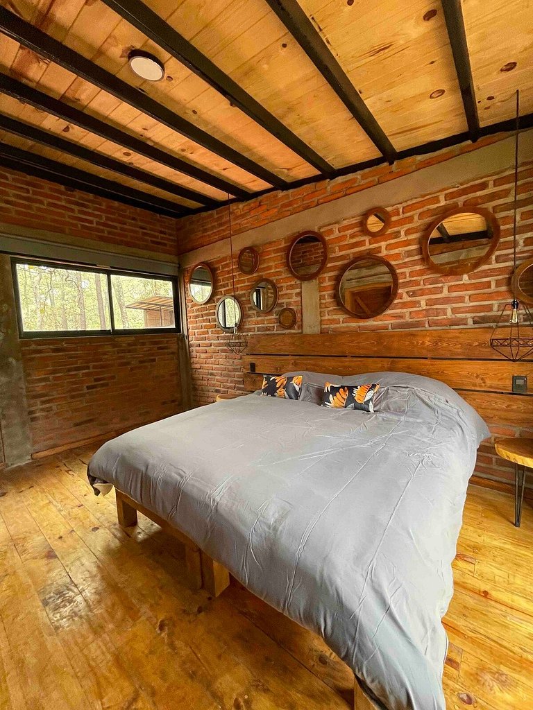 Hermosa Cabaña Inmersa en el Bosque de Tapalpa